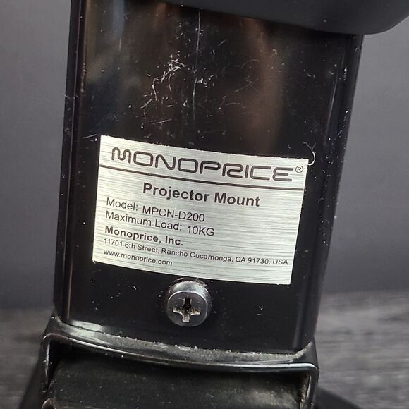 Monoprice Vertical Ceiling Bracket Epson Powerlite l 1751/1761W/1771W/1776W - Picture 6 of 6